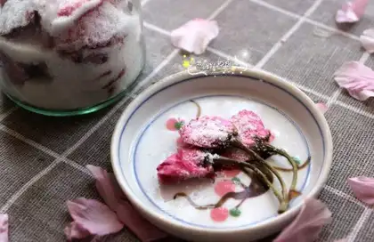 Pickled cherry blossoms