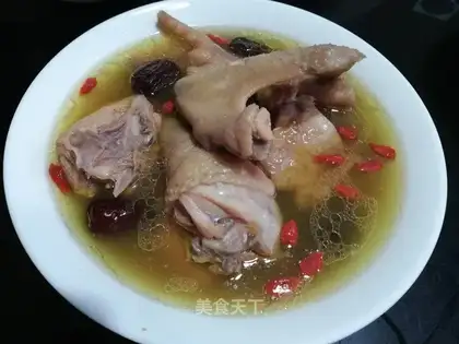 Dino chicken soup