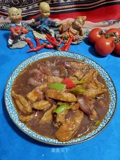Onion fried pork chops