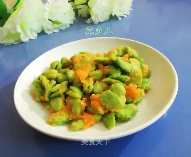Salted eggs and soybeans