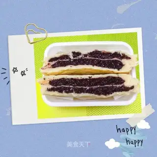 Purple cheese sandwich