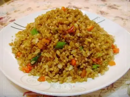 soy sauce fried rice