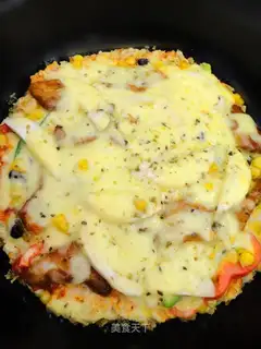 Pan tofu pizza