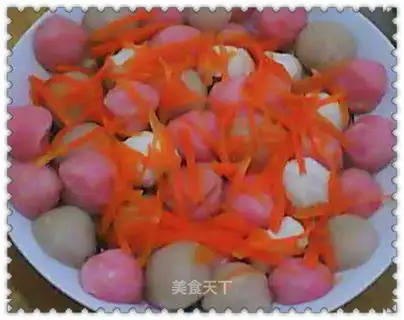 Mushroom seafood meatballs