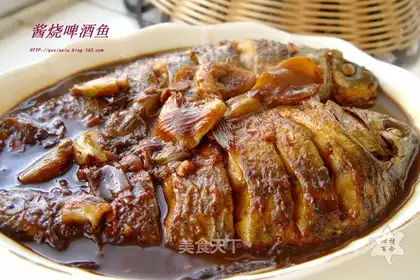 Stewed beer fish in soy sauce