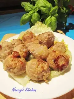 Fragrant radish meatballs