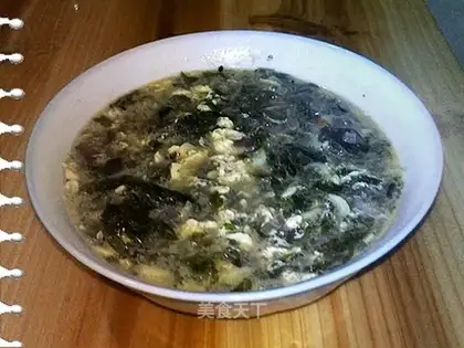 seaweed egg soup