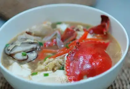 Delicious tofu crab