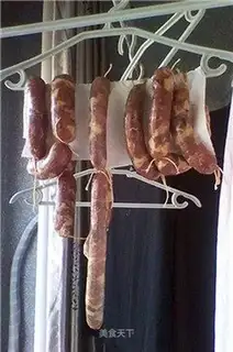 Home-made air-dried sausage