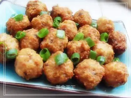 Lotus root meatballs
