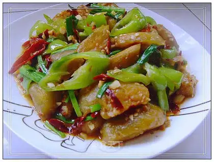 Garlic eggplant