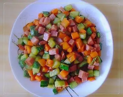 stir-fried three dices 
