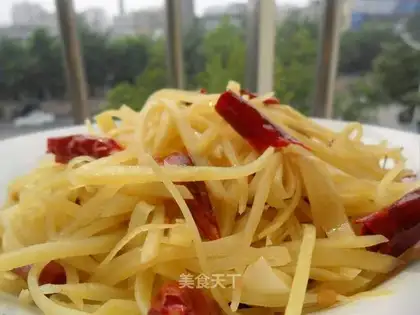 hot and sour potato silk