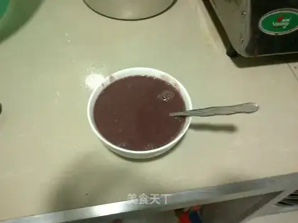Heart-nourishing and tranquilizing rice paste