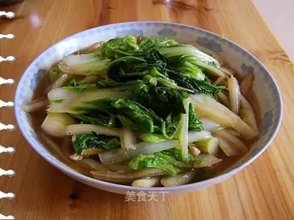 Garlic tender cabbage