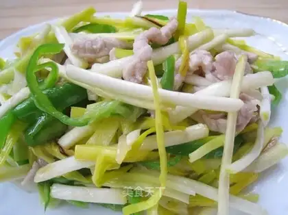 Garlic shredded pork