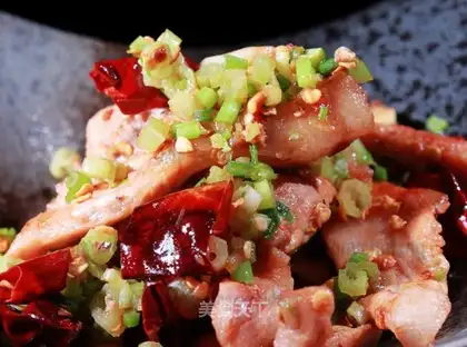 Parsley and plum blossoms