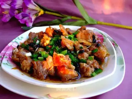 Ribs with black bean sauce