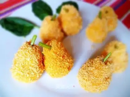 Potato and golden pear