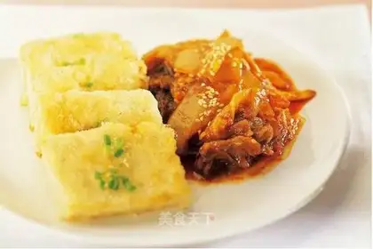 tofu and kimchi