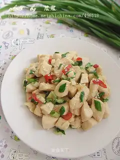 diced chicken with sesame and garlic
