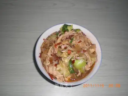 boiled pork slices