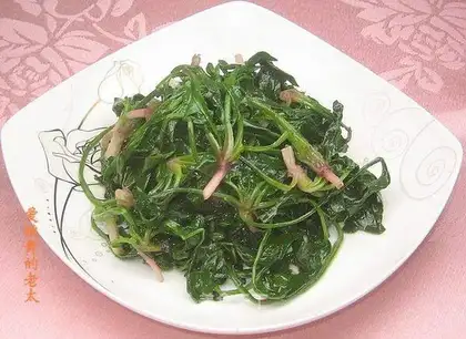 stir-fried spinach