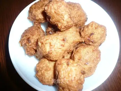 fried hanlubutsu meatballs