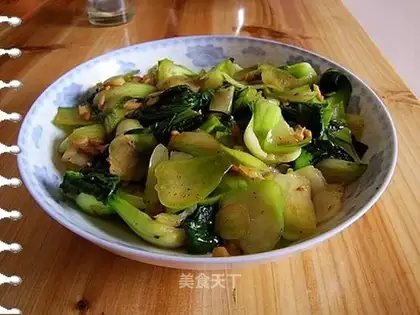 stir-fried Shanghai green