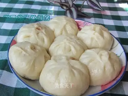 Date paste steamed buns