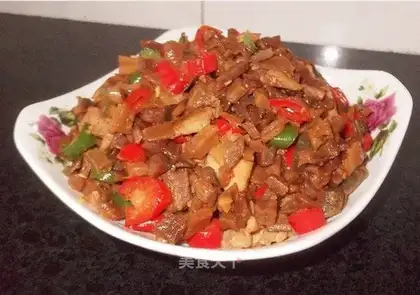stir-fried dried radish