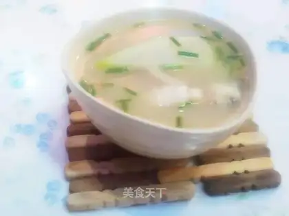 Black fish and radish soup
