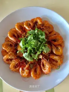 Red-fried prawn