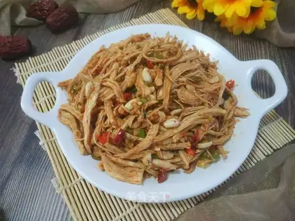 Spicy chicken silk