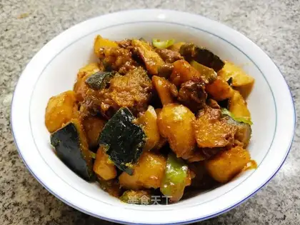Potato stew pumpkin