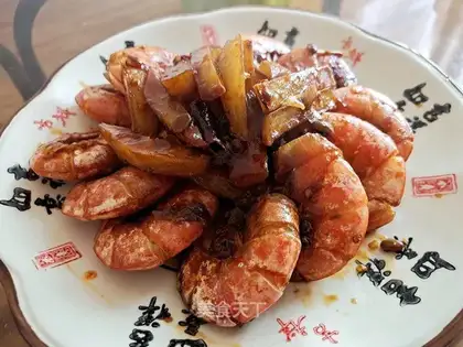 Argentinian shrimp with potatoes