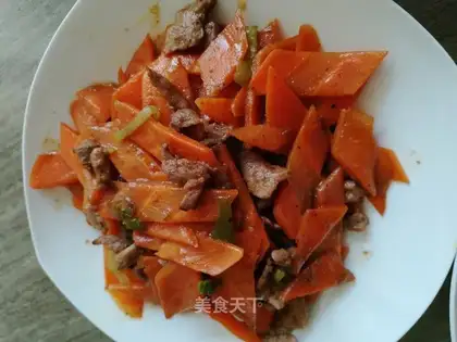 Carrot and meat