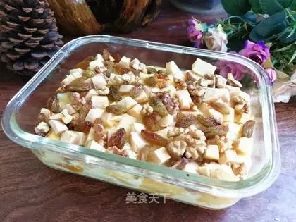 Apple toast pudding