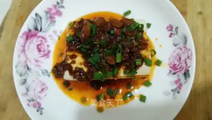 Beef sauce and tofu