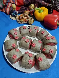 Black sesame flower