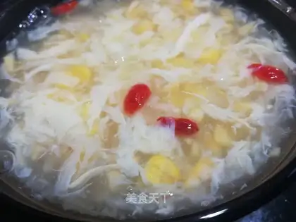Egg and corn