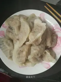 The radish and pork dumplings