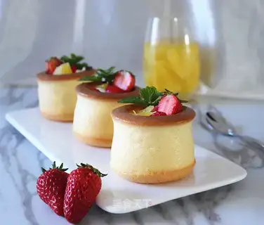 Fruit yogurt sponge cup