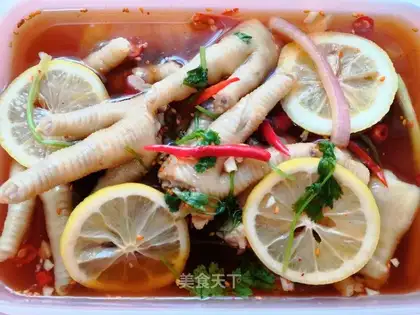 Lemon for chicken claws