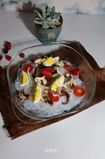 octopus fan salad