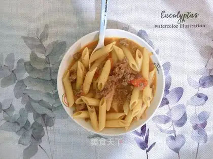 Beef tomato pasta