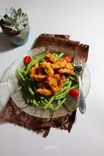 Soybeans, korean chicken salad