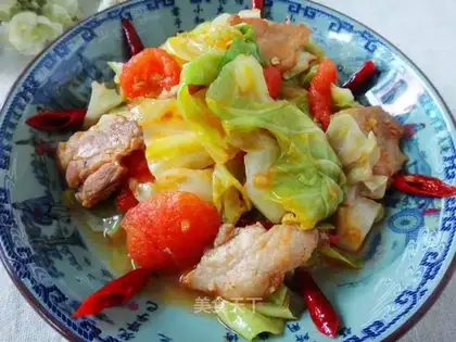 Tomato and cabbage