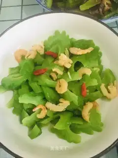 Suffering melon with rice
