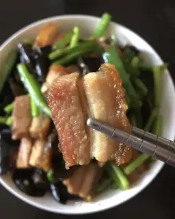 Fried meat
